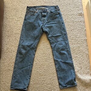 Levi's 501 Men's Straight Blue Jeans